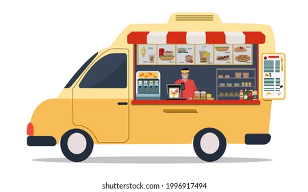 Smart Food Truck with Integrated Eco-Friendly Solutions